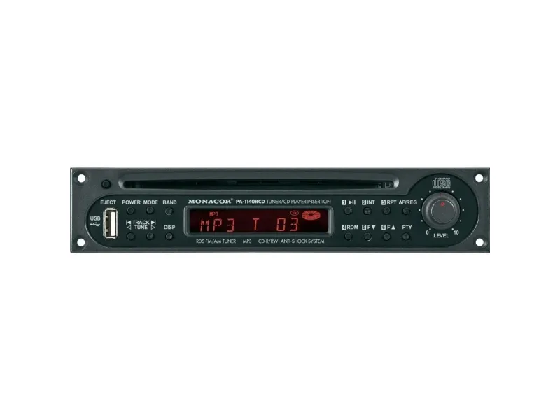 Monacor PA-1140RCD ELA-radio/CD-modul