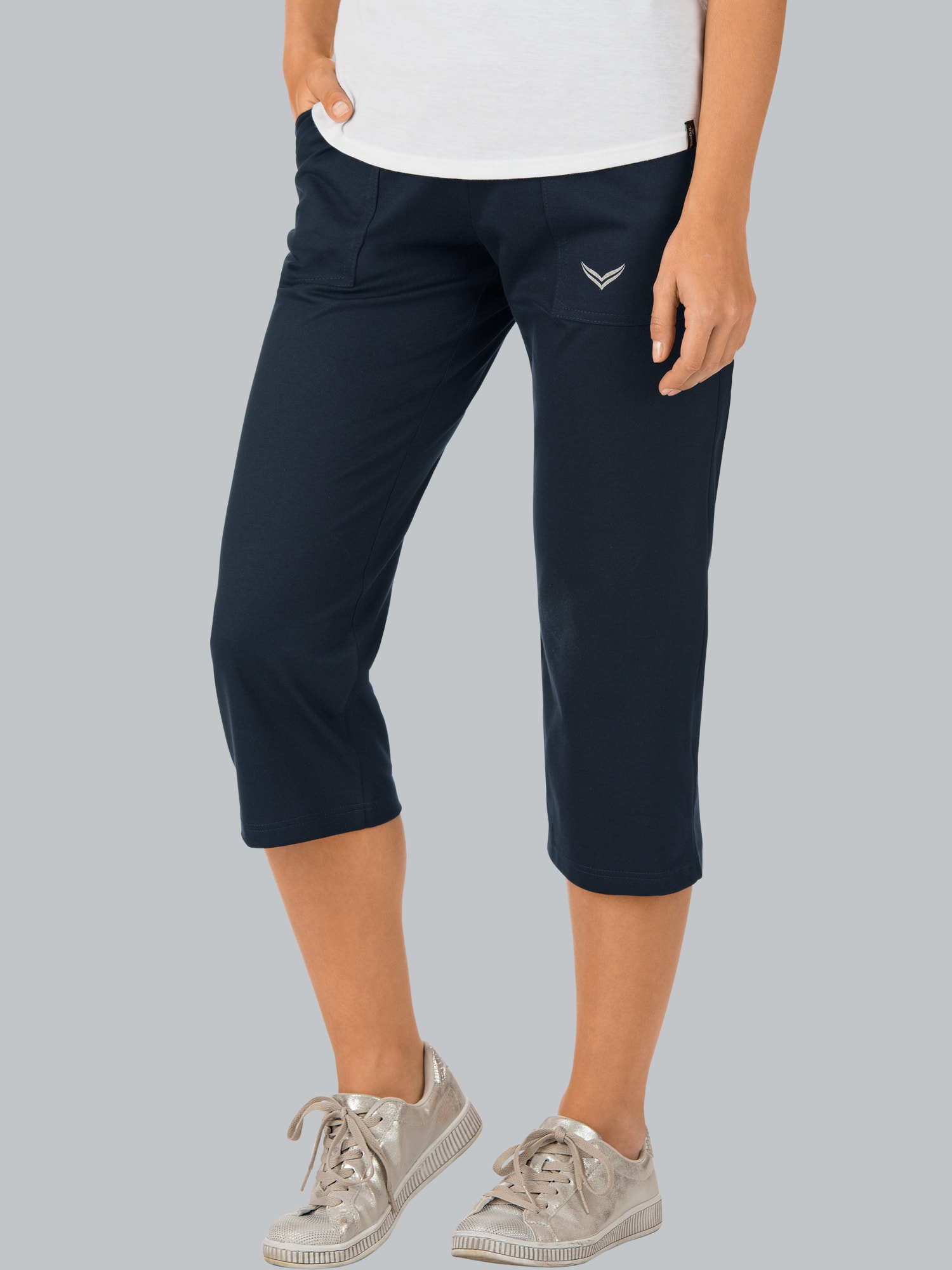 3/4 Freizeithose Navy