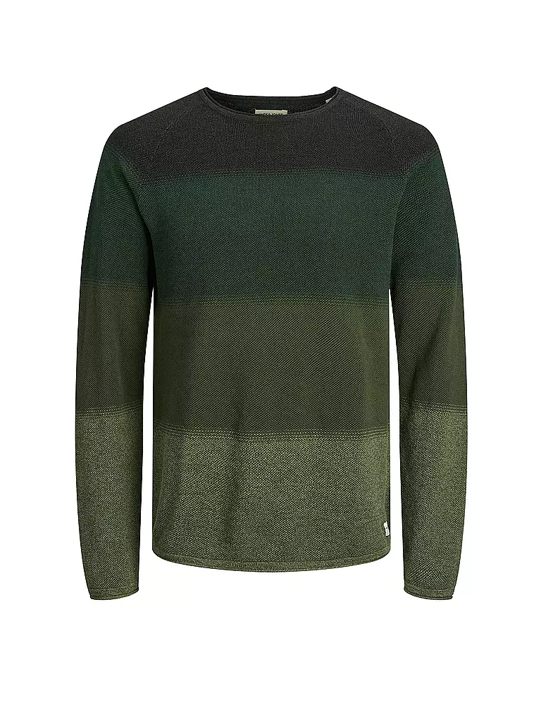 JACK & JONES Pullover  JJEHILL dunkelgrün