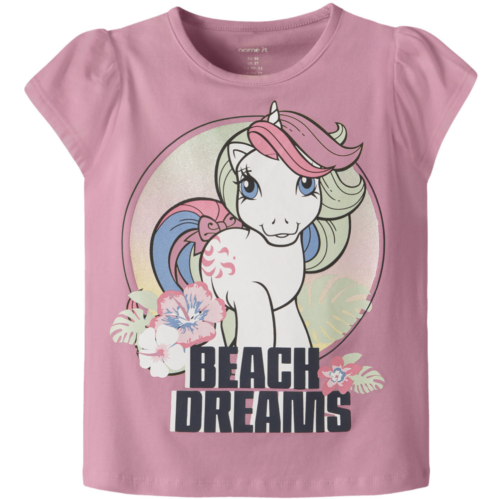 Køb Name It Pink Drink Nmfada Mlp Ss Top Cplg