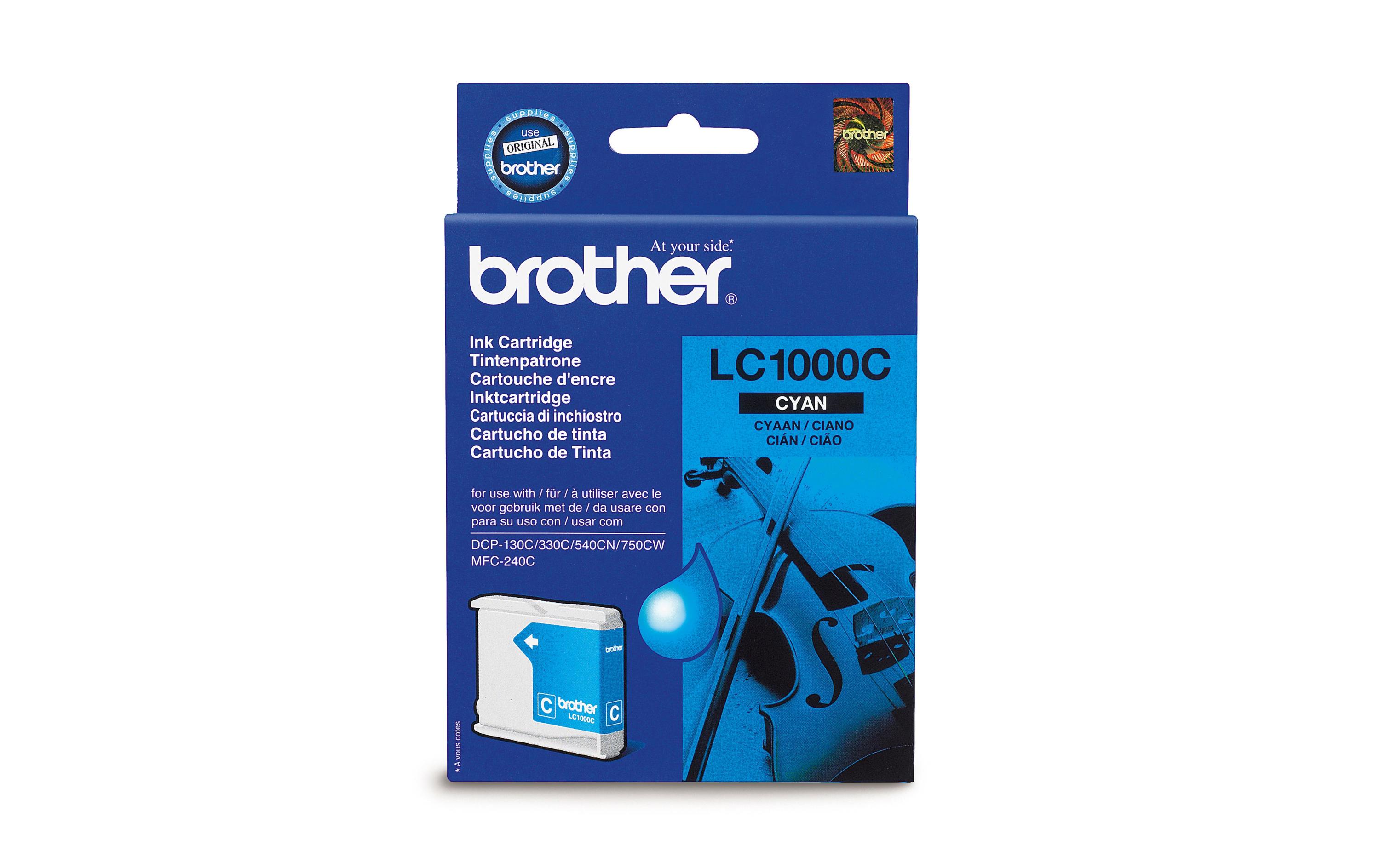 Tinte LC-1000C CyanCyan, für Brother
