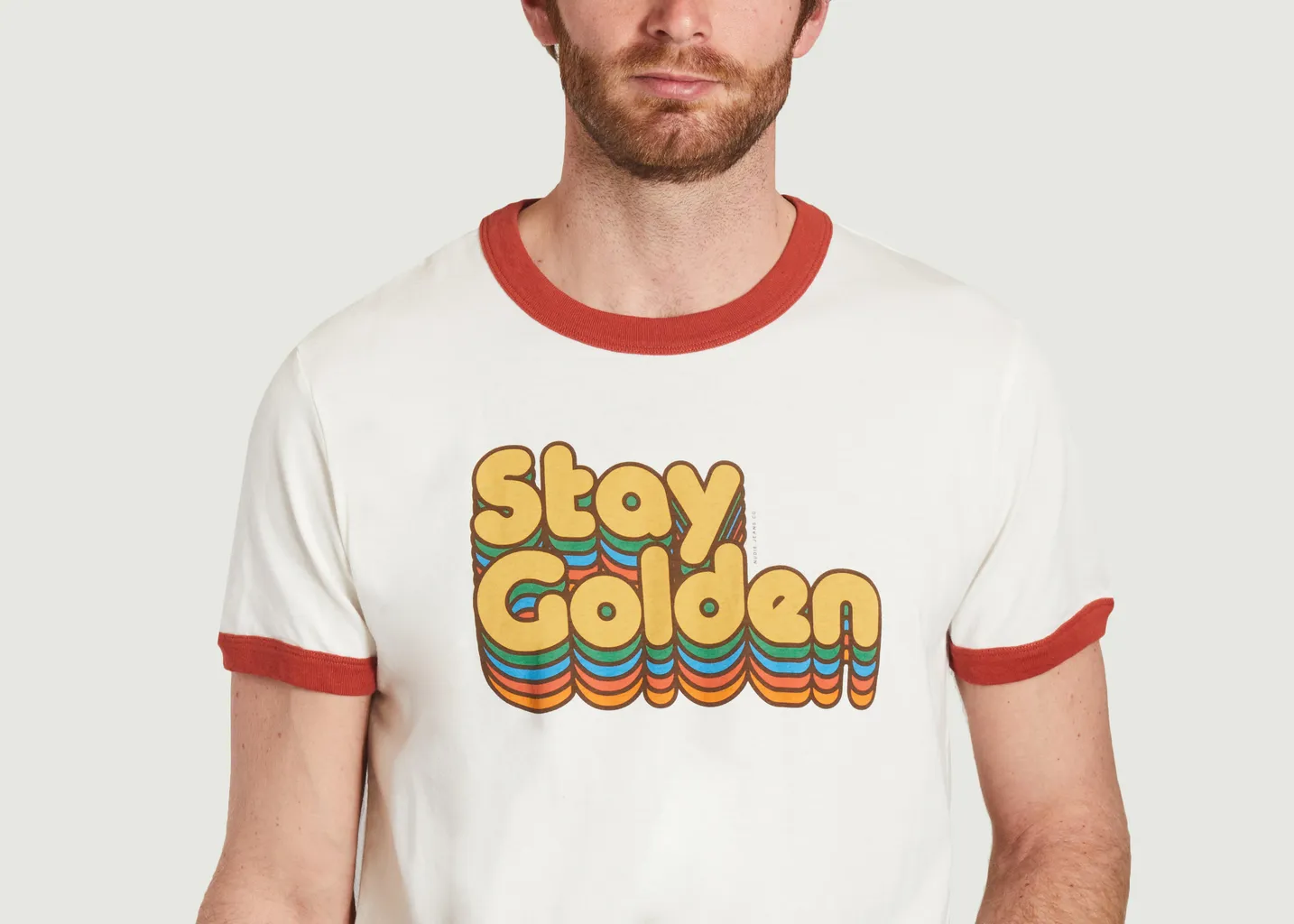 T-shirt Ricky Stay Golden Nudie Jeans