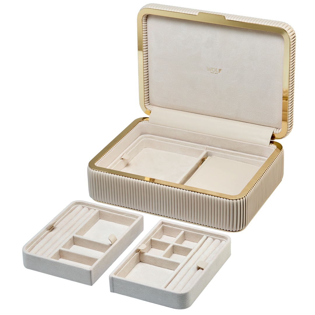Wolf 1834 Bella Schmuckbox Medium Beige