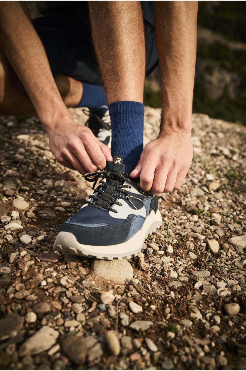 Rieker Sport Sneakers Blauw Heren