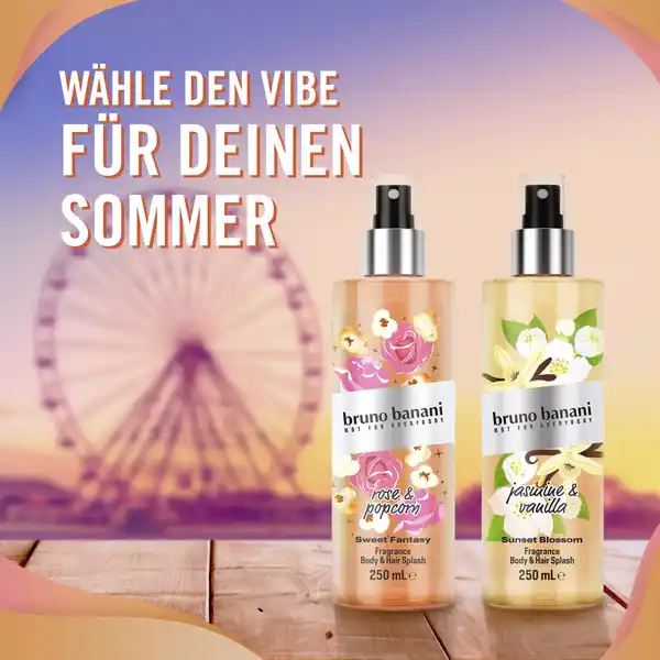 Sweet Fantasy rose & popcorn, Body & Hair Splash 250 ml