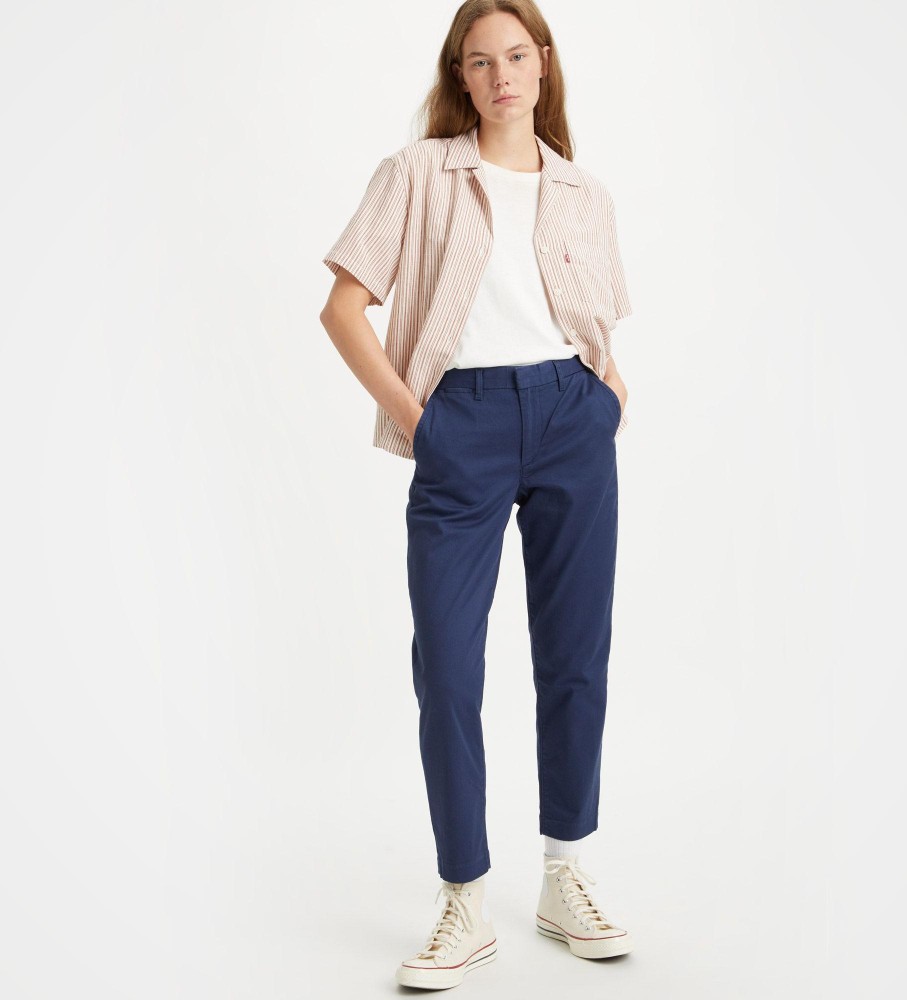 Calça chino Levi's Essential, azul marinho