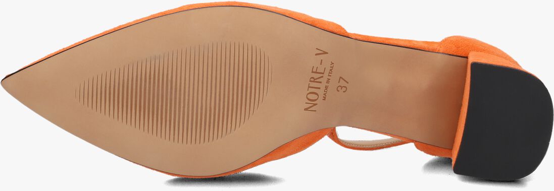 NOTRE-V oranje notre-v pumps 35514