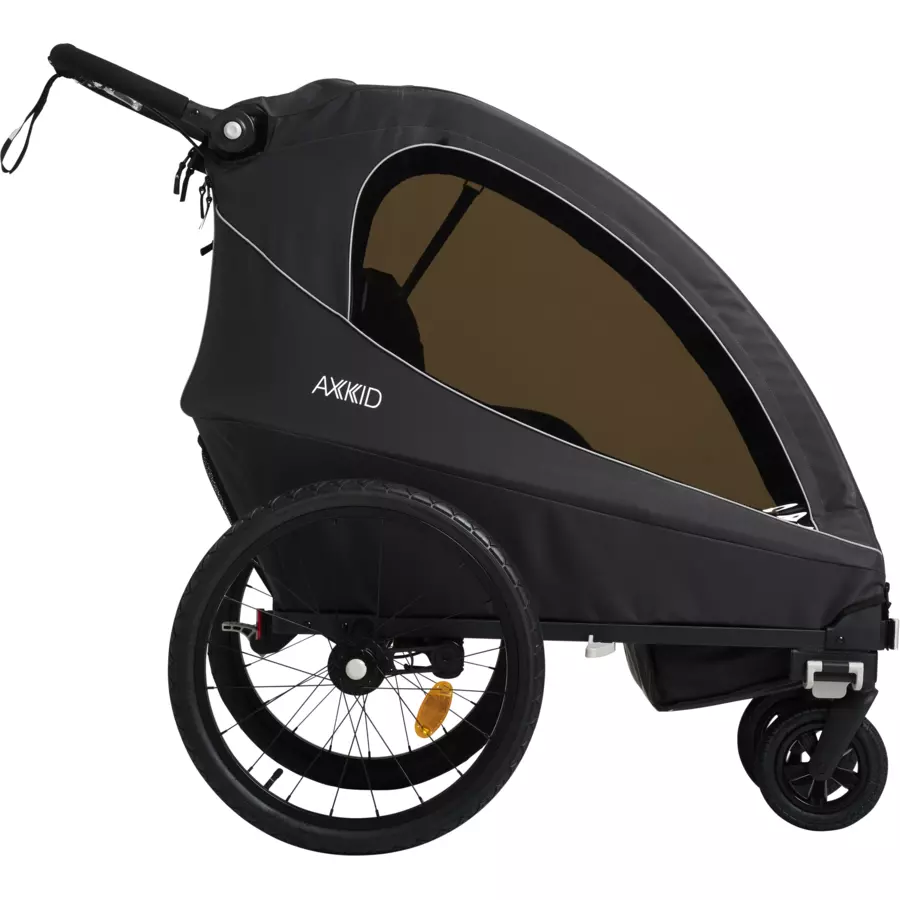 AXKID Kinderfahrradanhänger Grand Tour black