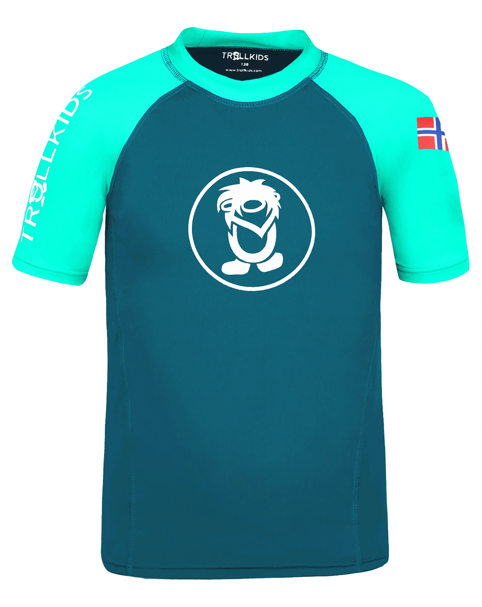 BadeshKids KVALVIKA in dark mint/petrol