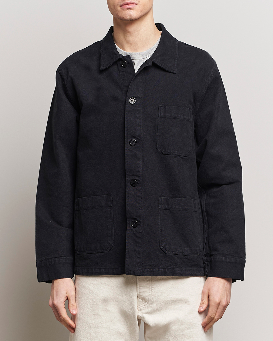 Colorful Standard Organic Workwear Jacket Deep Black