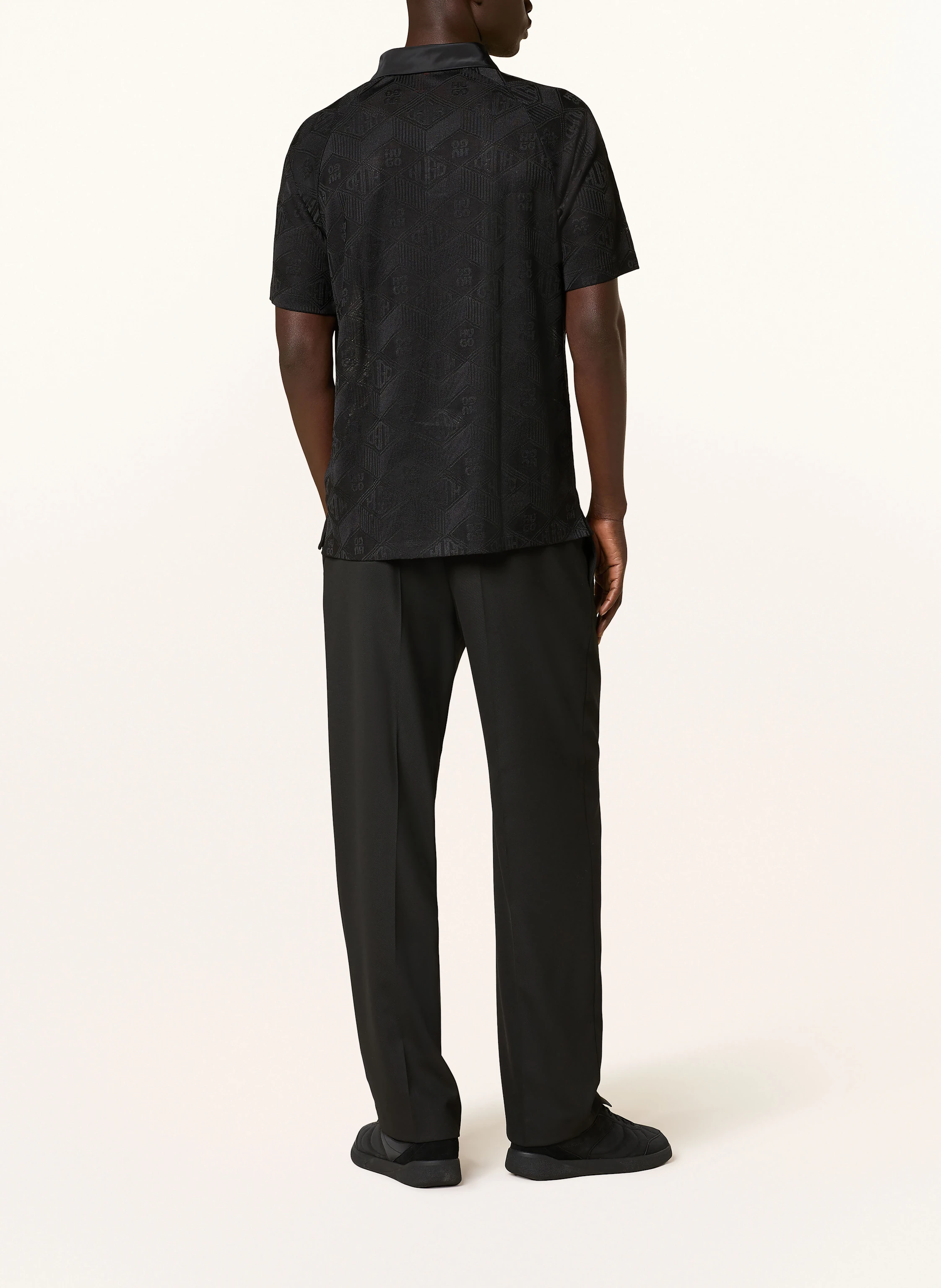 HUGO Strick-Poloshirt DOMPOLI