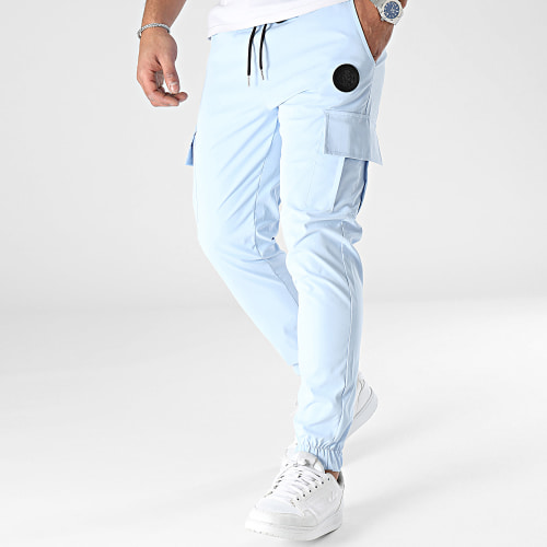 Pantalon Cargo Bleu Clair