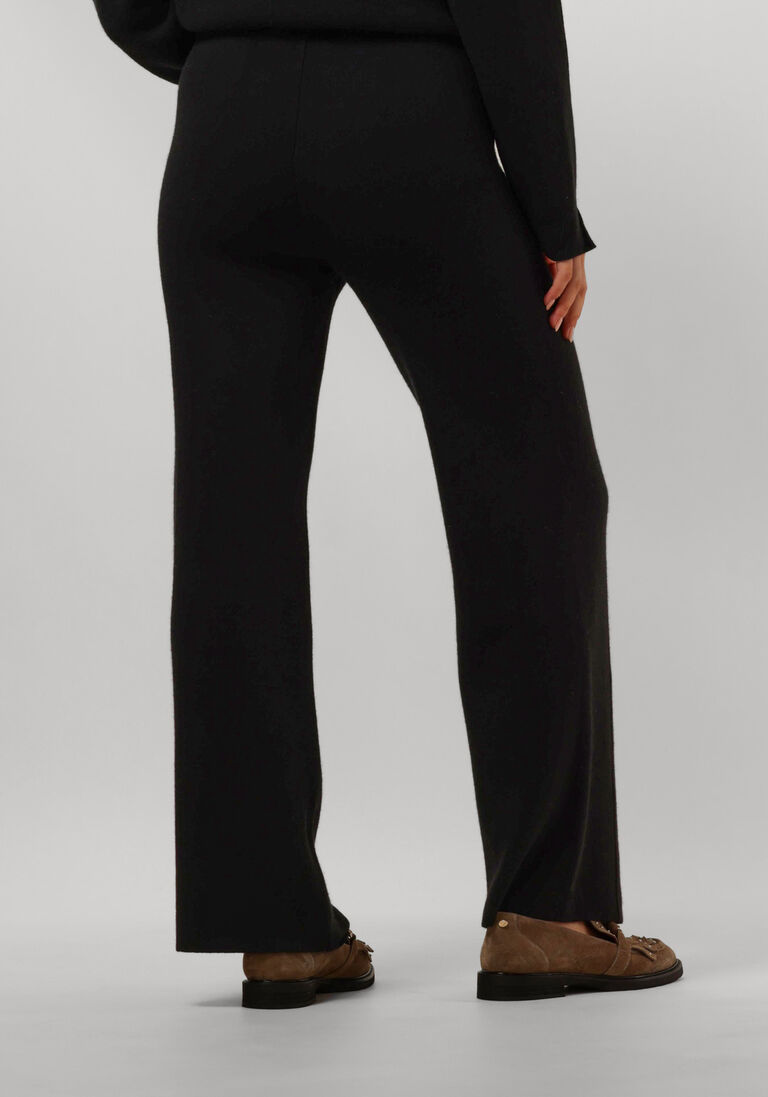 zwarte resort finest pantalon knitted pants