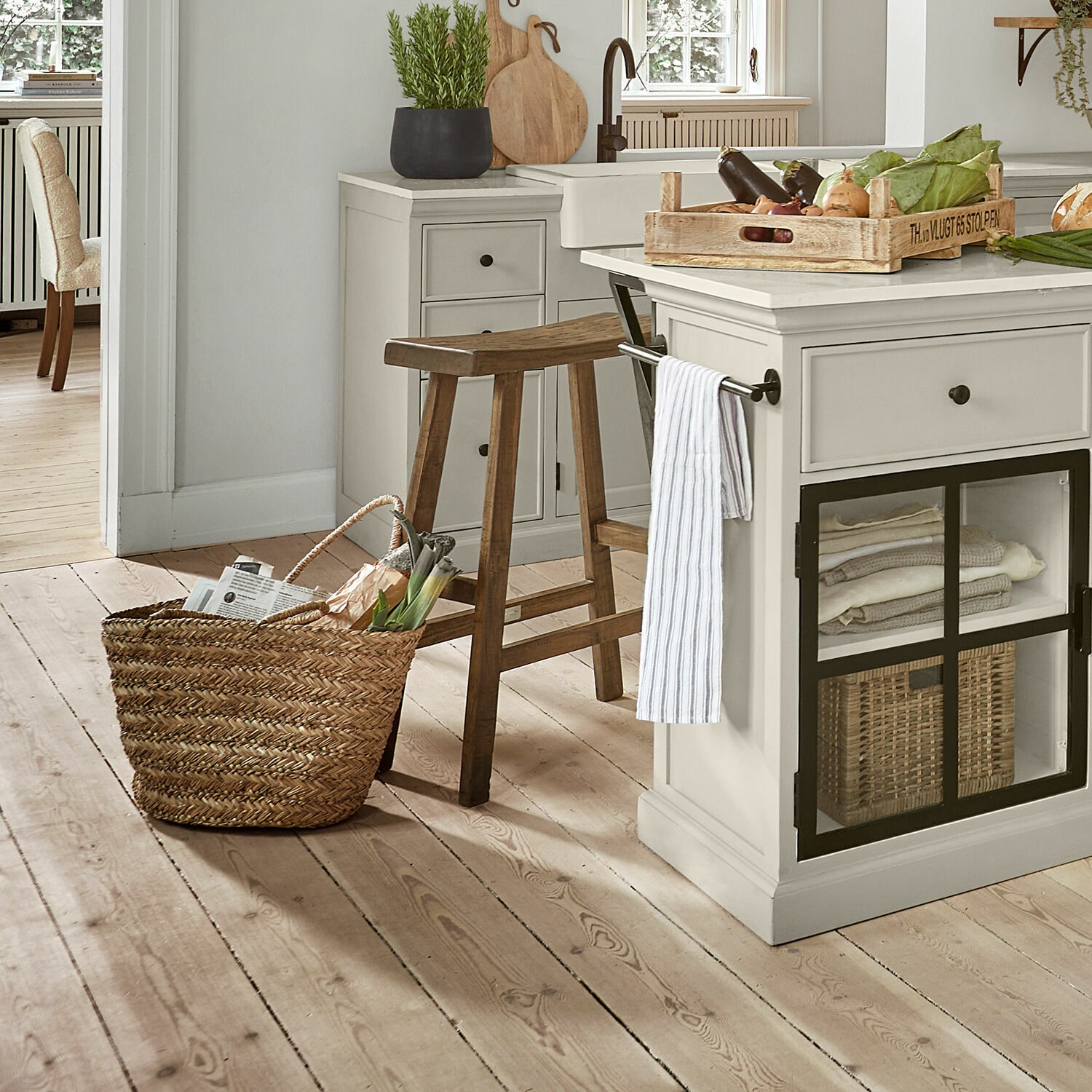 Hocker Nael 74/45/29.5 cm | braun