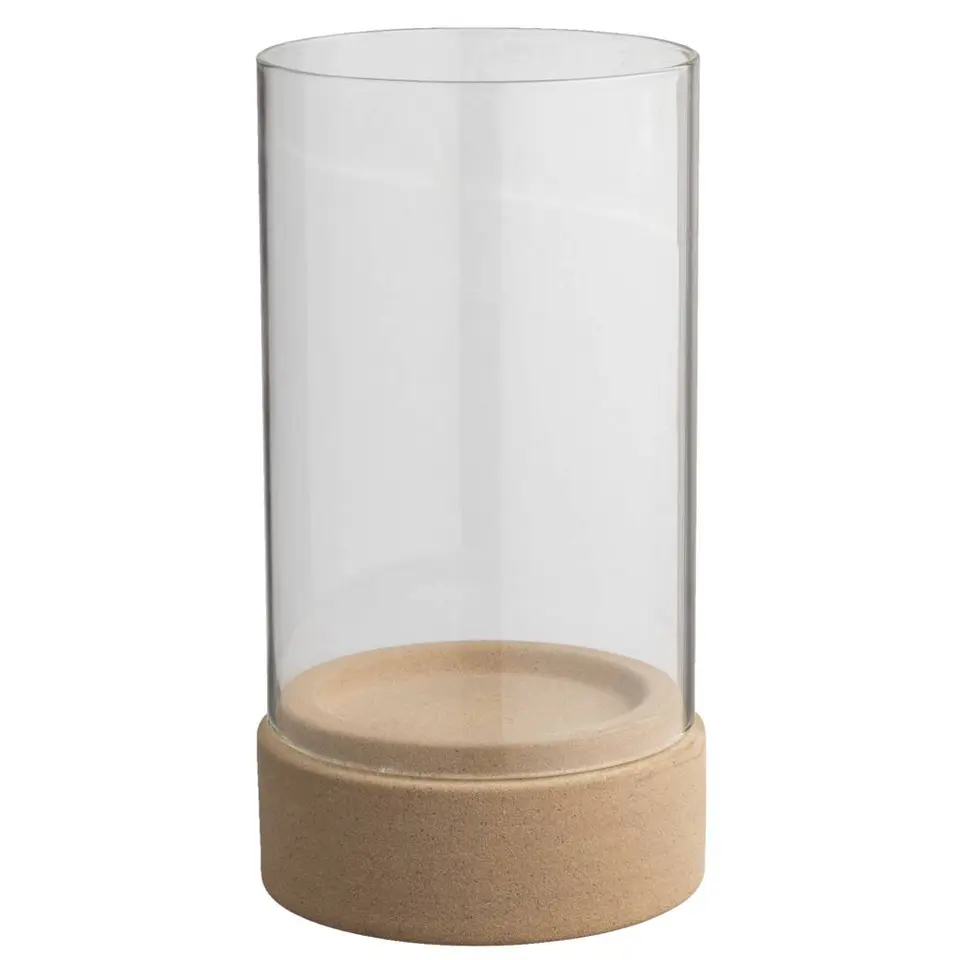 Kandelaar Nora beige keramiek 35xØ19 cm