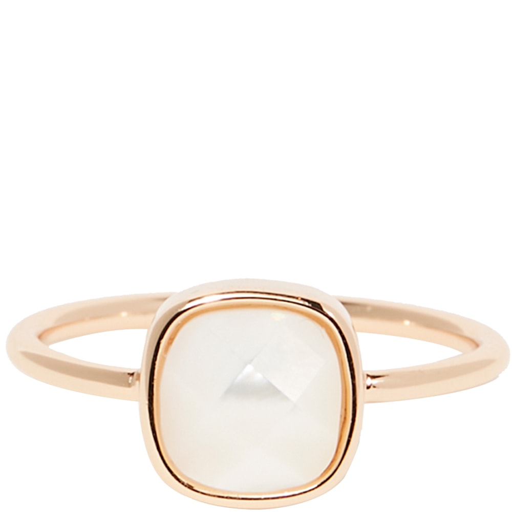 Bague Adélie - Laiton doré & nacre