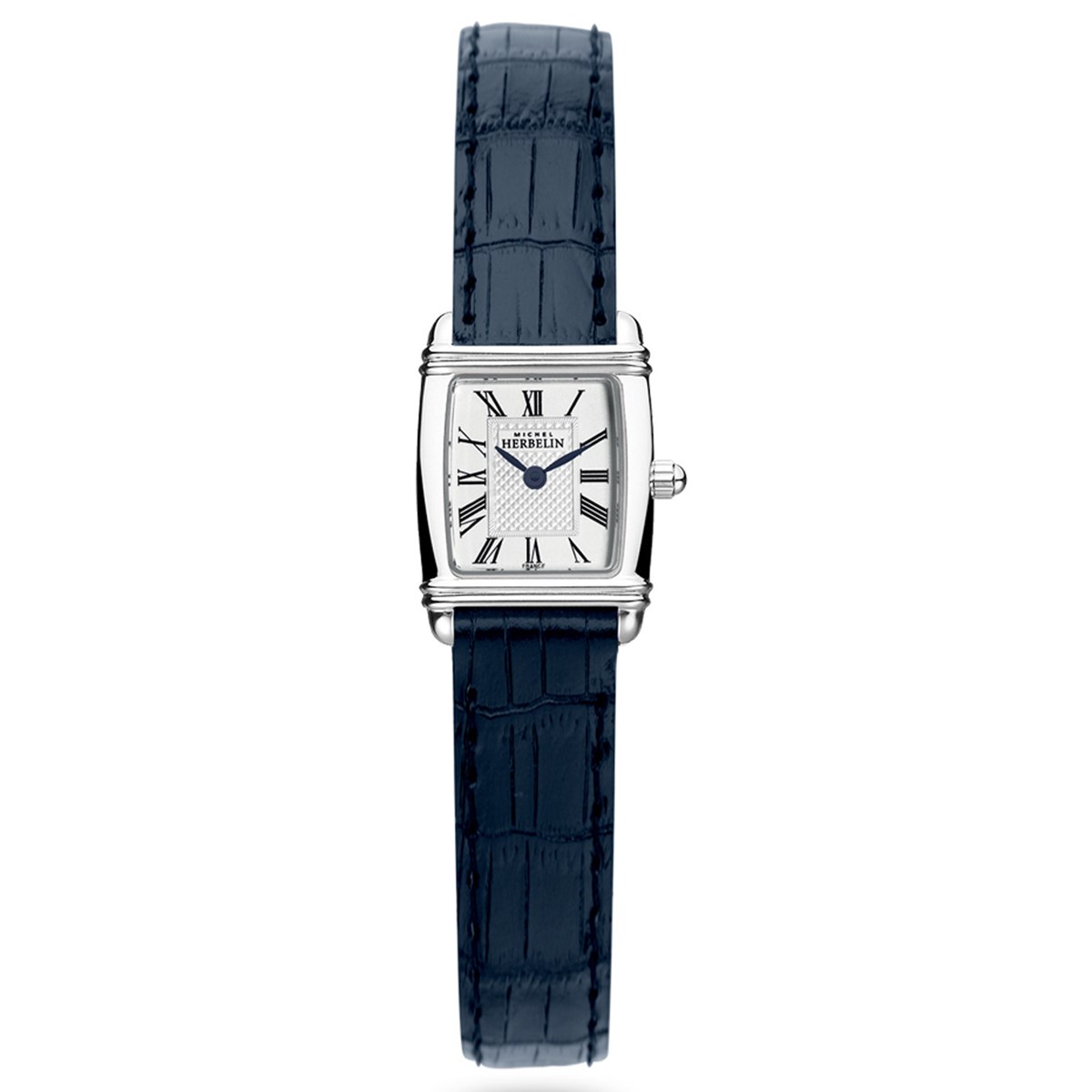 Montre dame Michel Herbelin Art Déco cuir