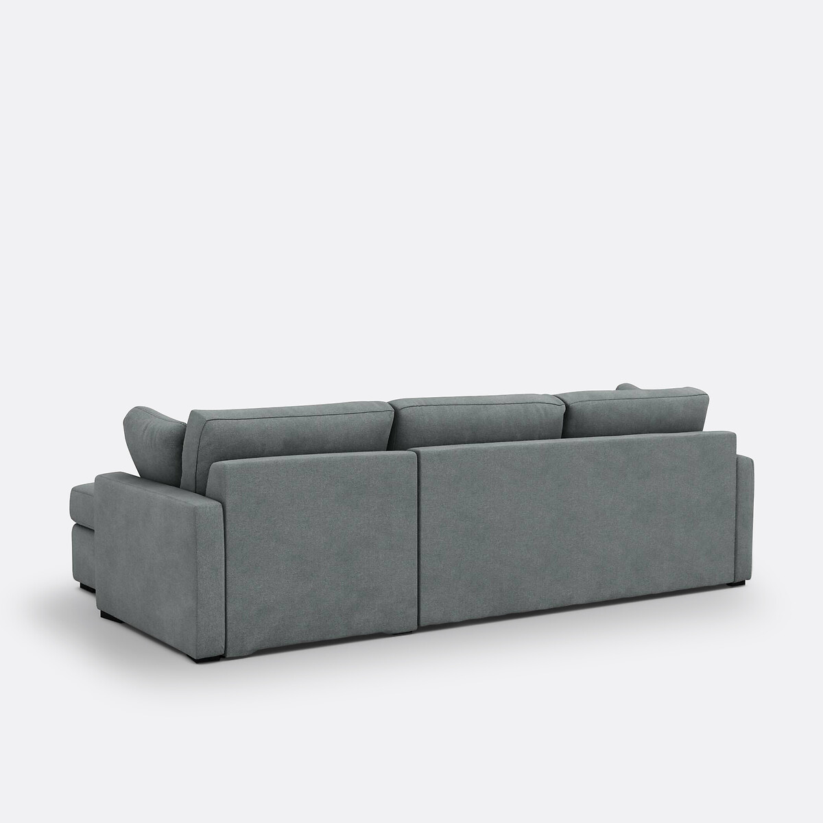 LA REDOUTE INTERIEURS<br>Sofá-cama de canto, tecido texturizado, espuma, Timor