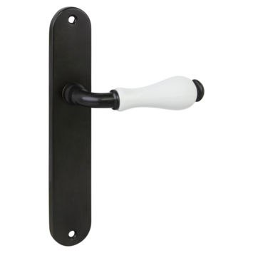 GAMMA deurkrukset Myra langschild blind messing antiek