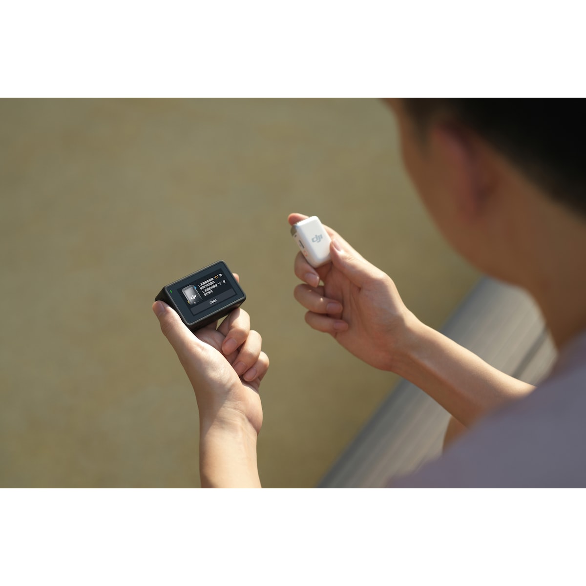 DJI Mic 2 trådløst videomikrofonsett (sort)