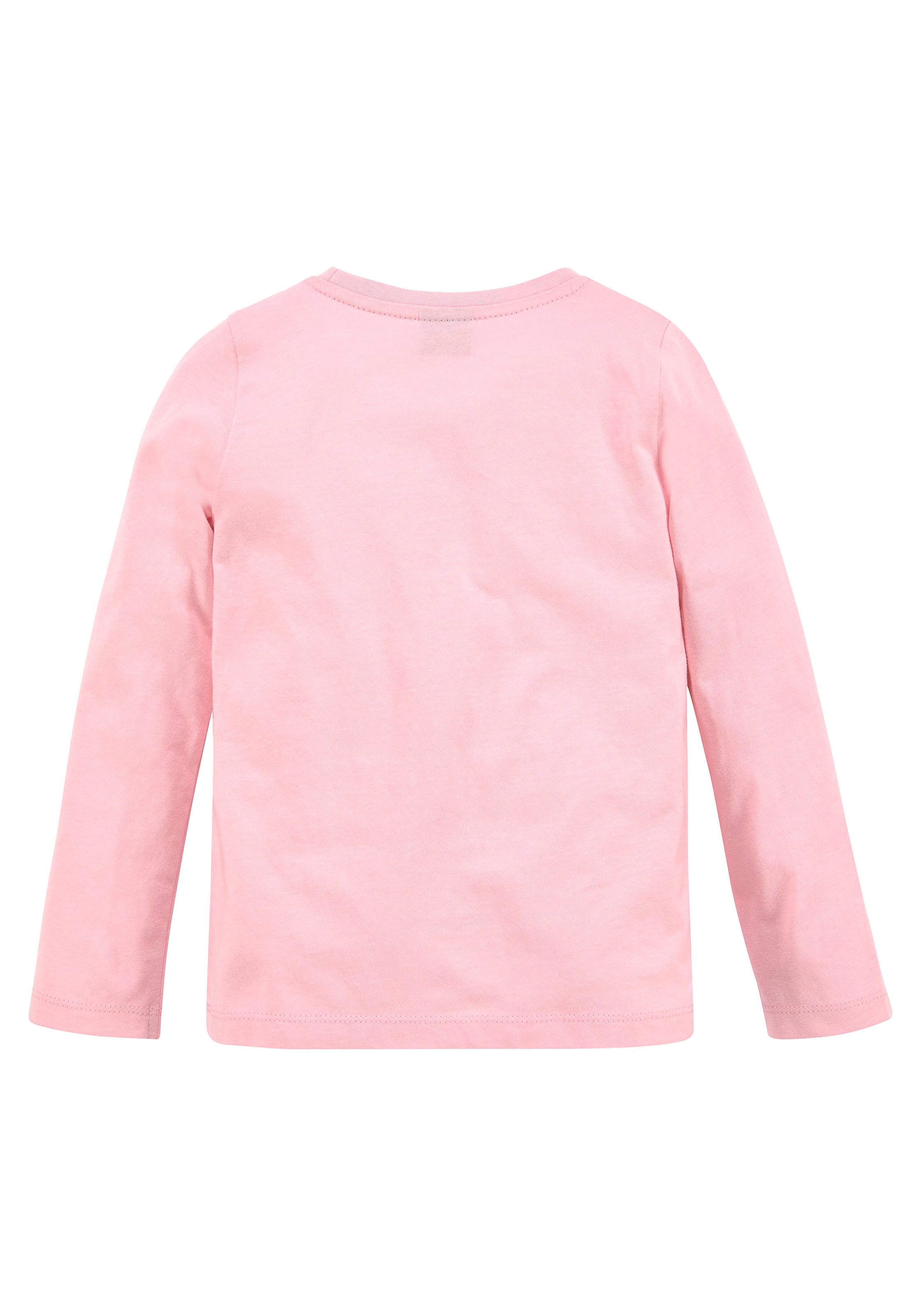 KIDSWORLD Langarmshirt »Regenbogen Pailletten-Applikation«, Langarm,  Basic-Passform,  mit schimmernden Pailletten-Applikationen
