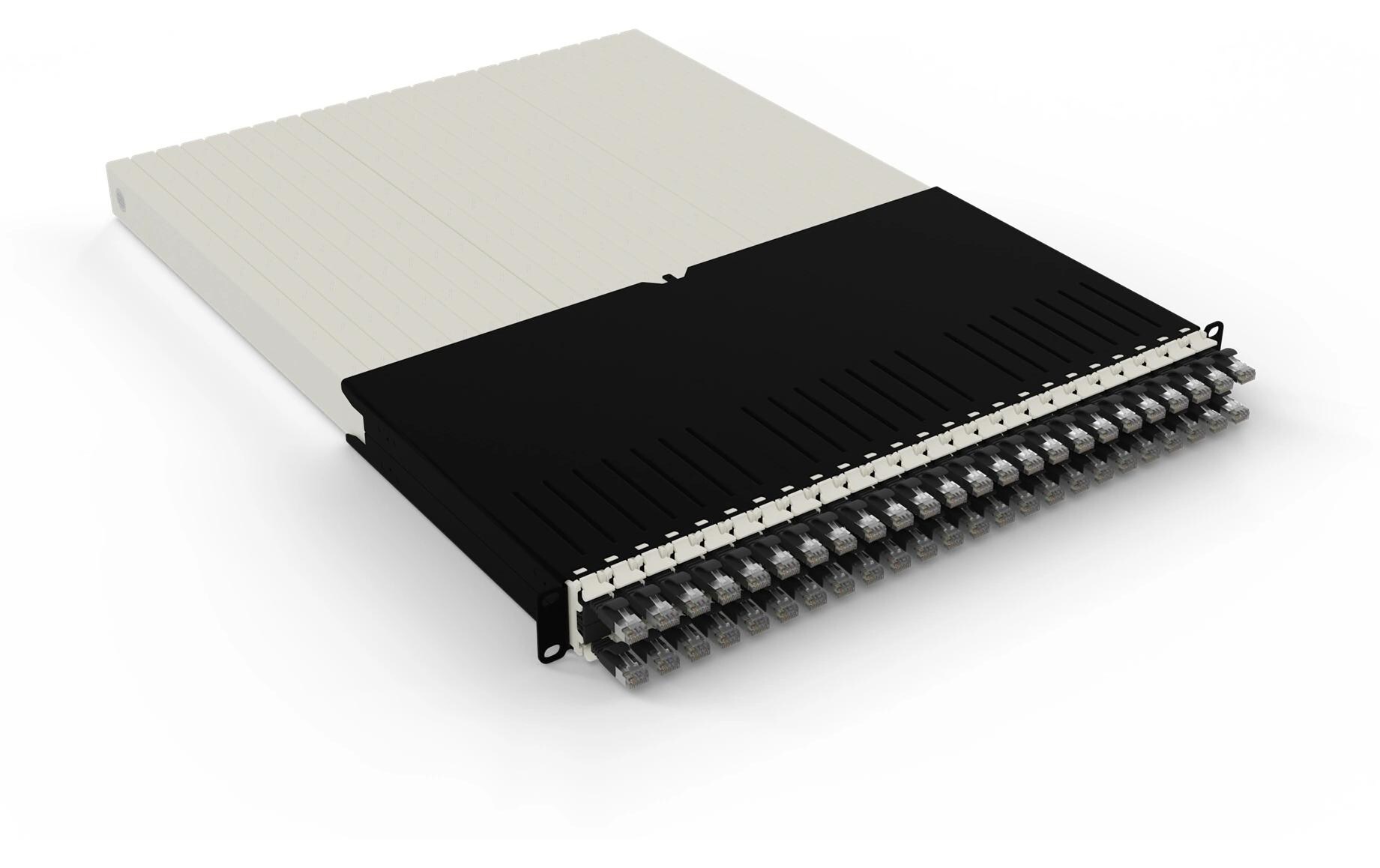 patchbox.one / 30RU / Cat 6A, STP, 1.8 m, Schwarz<br>All-in-One Lösung für Ordnung im Netzwerkschrank