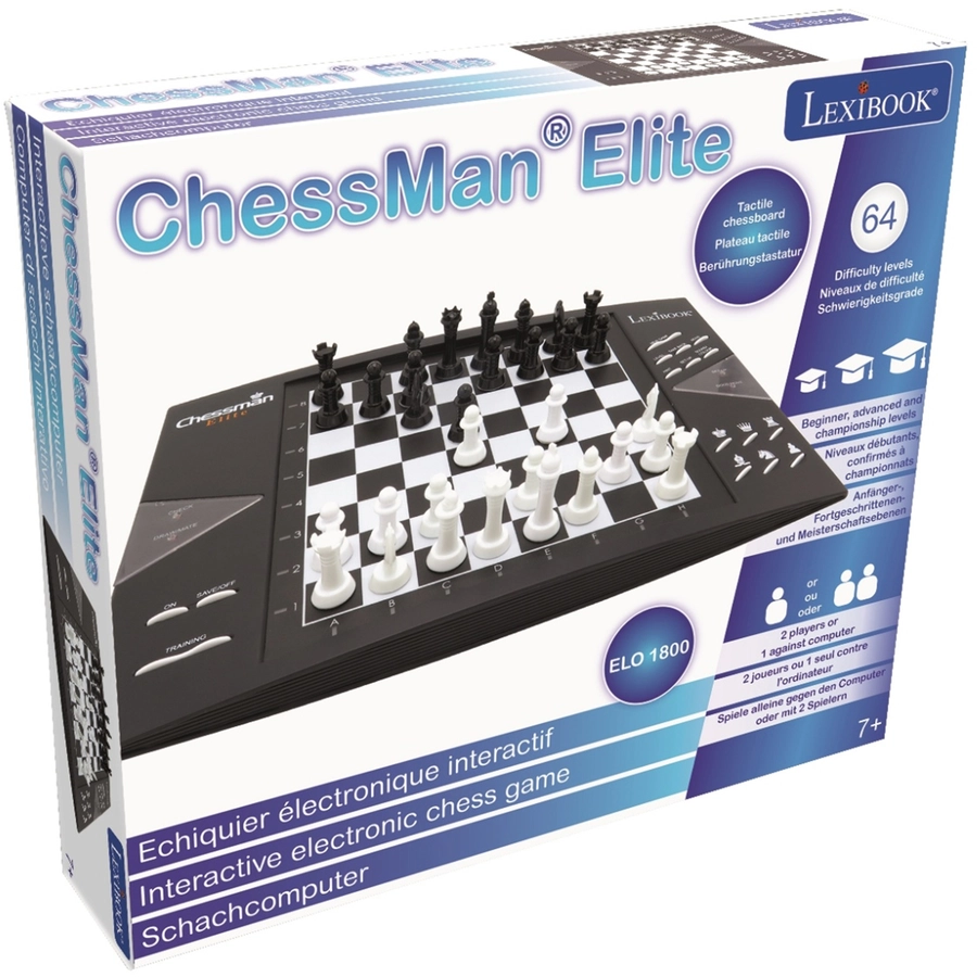LEXIBOOK ChessMan® Elite, elektronisches Schachspiel mit Berührungstastatur