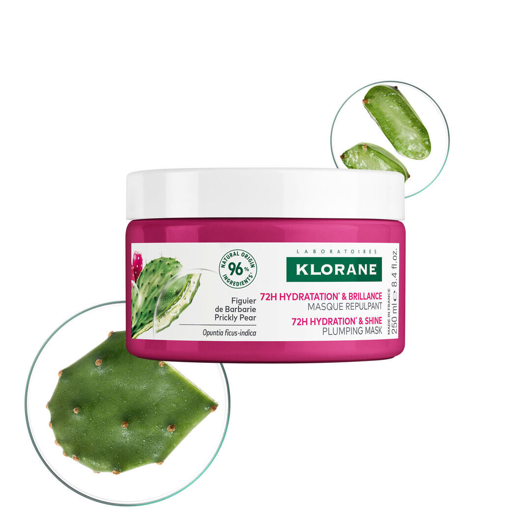 KLORANE  Máscara Figo da Índia hidrata 72h Cabelo Baço - 250ml