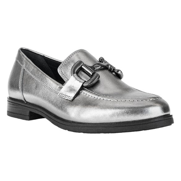 Loafers, kvinder, antik sølv