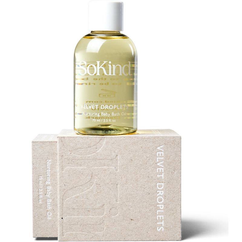 SoKind Velvet Droplets Nurturing Baby Bath Oil 75 ml