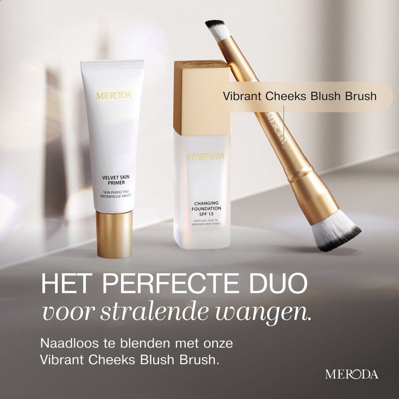 Meroda - Vibrant Cheeks - Vloeibare Blush - Dusty Rose - 5ml