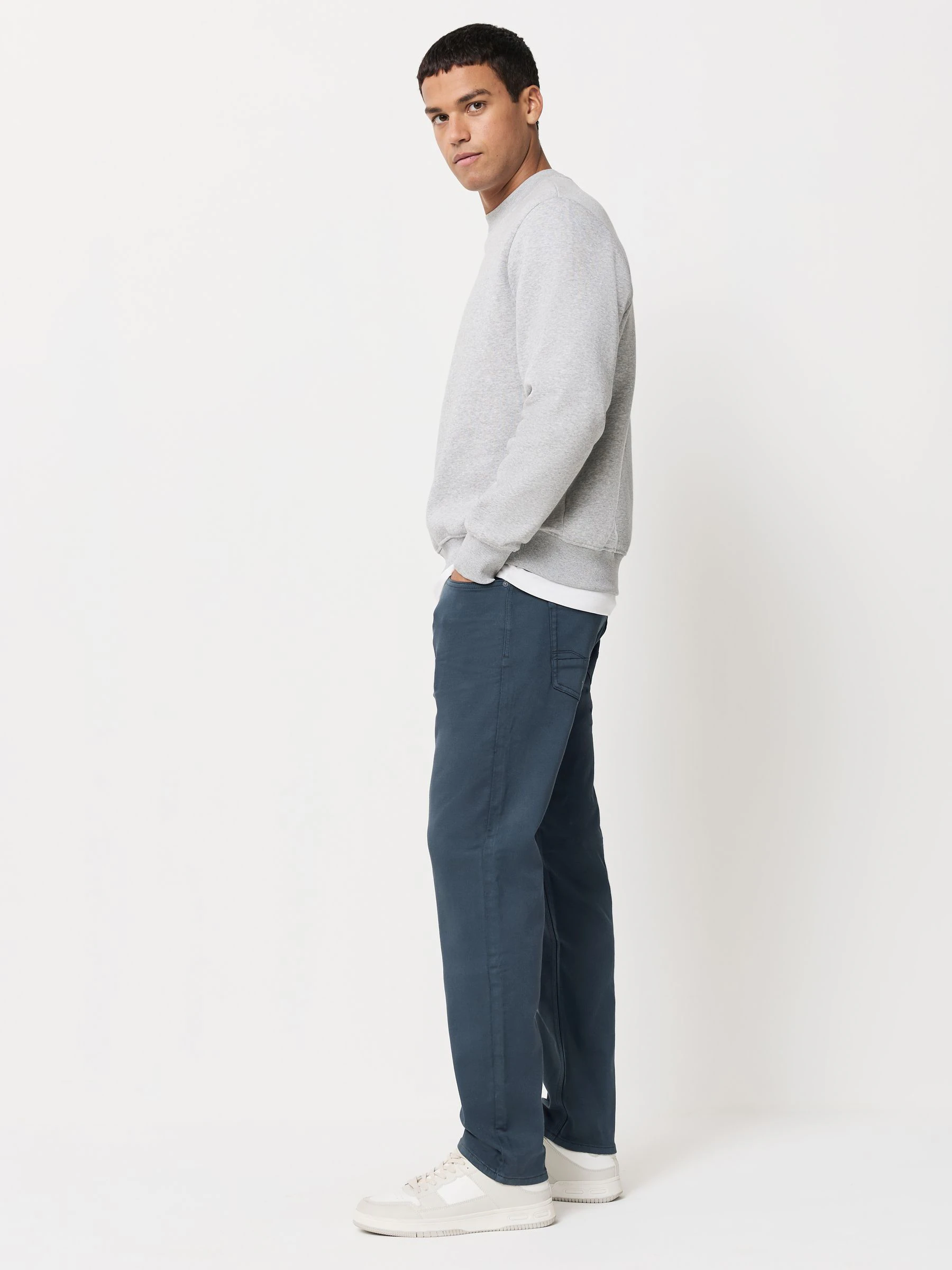 Blauw - Comfortabele stretchjeans