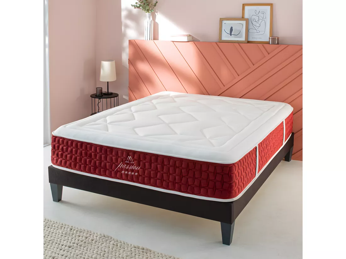 Matelas Passion Ressorts ensachés Accueil mémoire de forme - 32cm - 160 x 200 cm