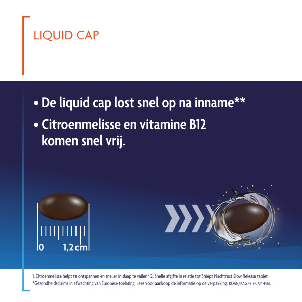 Shiepz Helpt In Slaap Vallen Liquid Caps (30 Capsules)