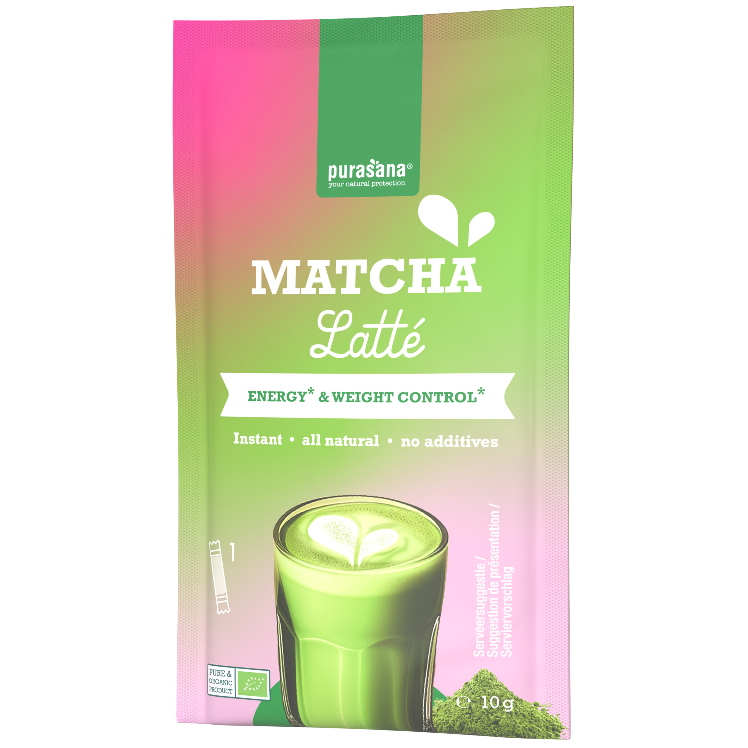 Purasana Matcha Latté Bio (6 x 10 gr)