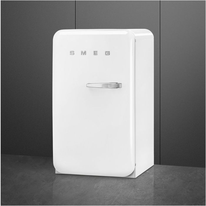 SMEG Stand-Kühlschrank 50's Retro Style FAB10LWH5 Weiß
