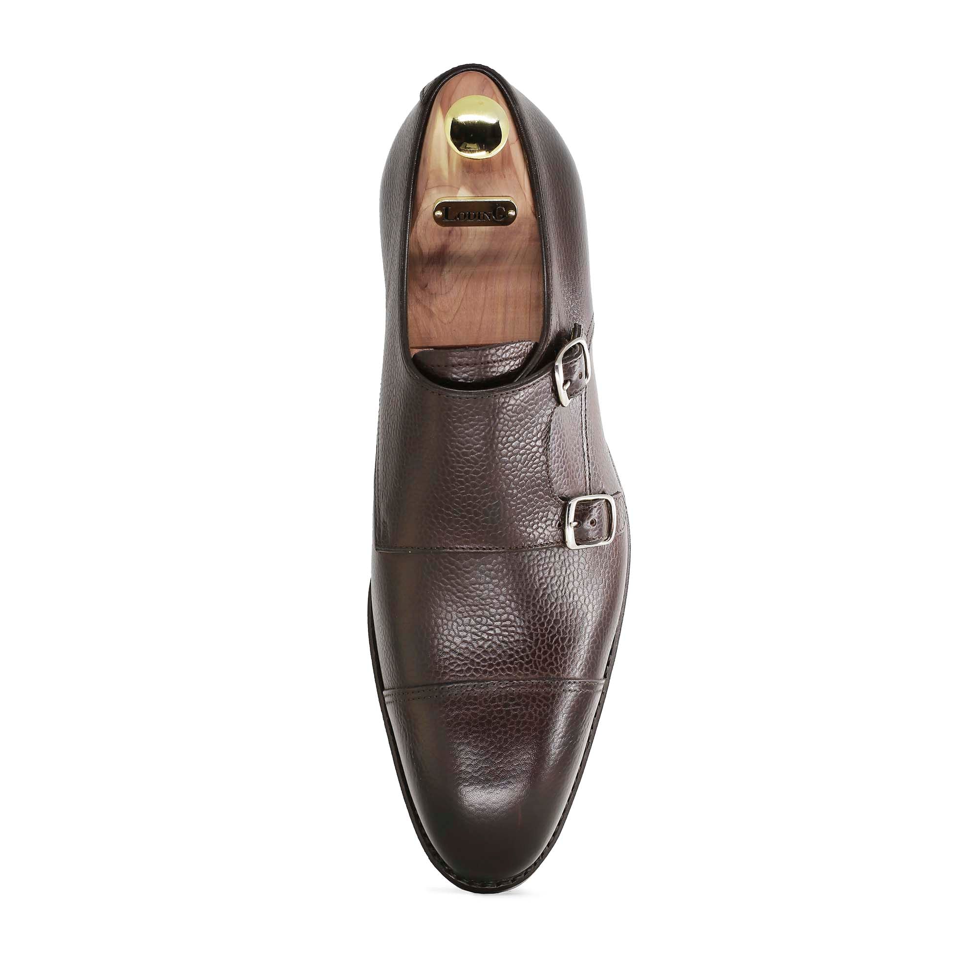Doubles boucles Melleray 473 grainé marron