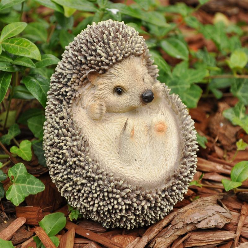 Dazikemo Dekofigur Gartenfigur Igel 12 x 11 x 12 cm