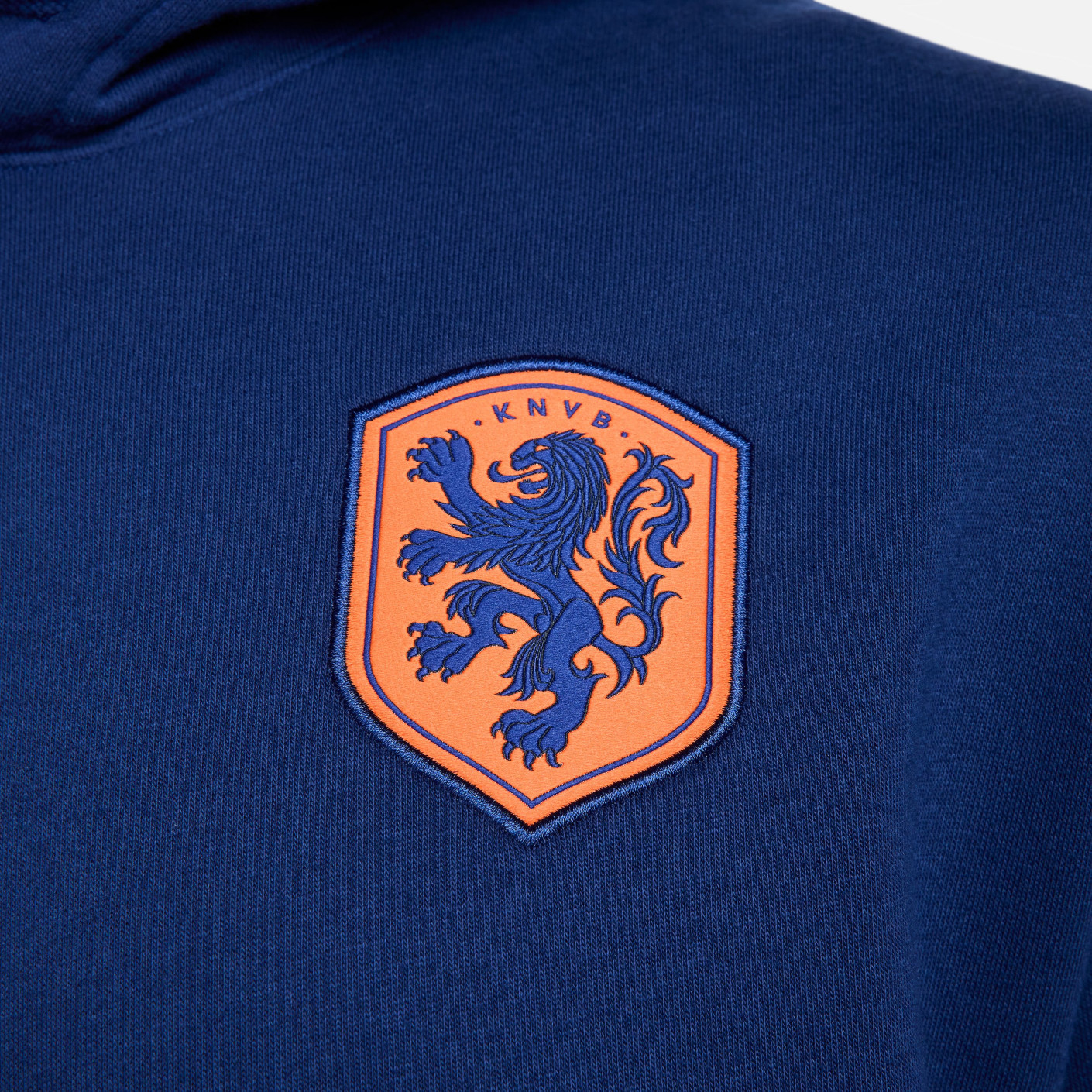 Nike Nederland Sportswear Club Hoodie 2024-2026 Blauw Oranje