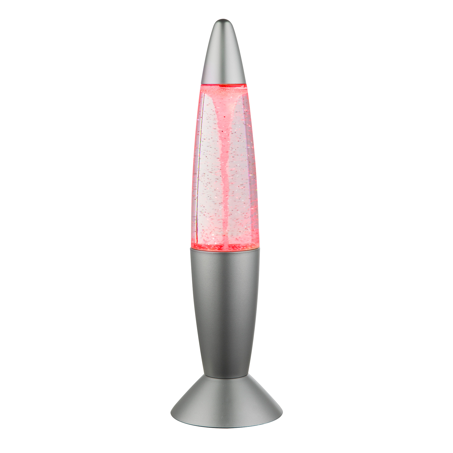 LED-Tischleuchte - silber - mit Farbwechsel
