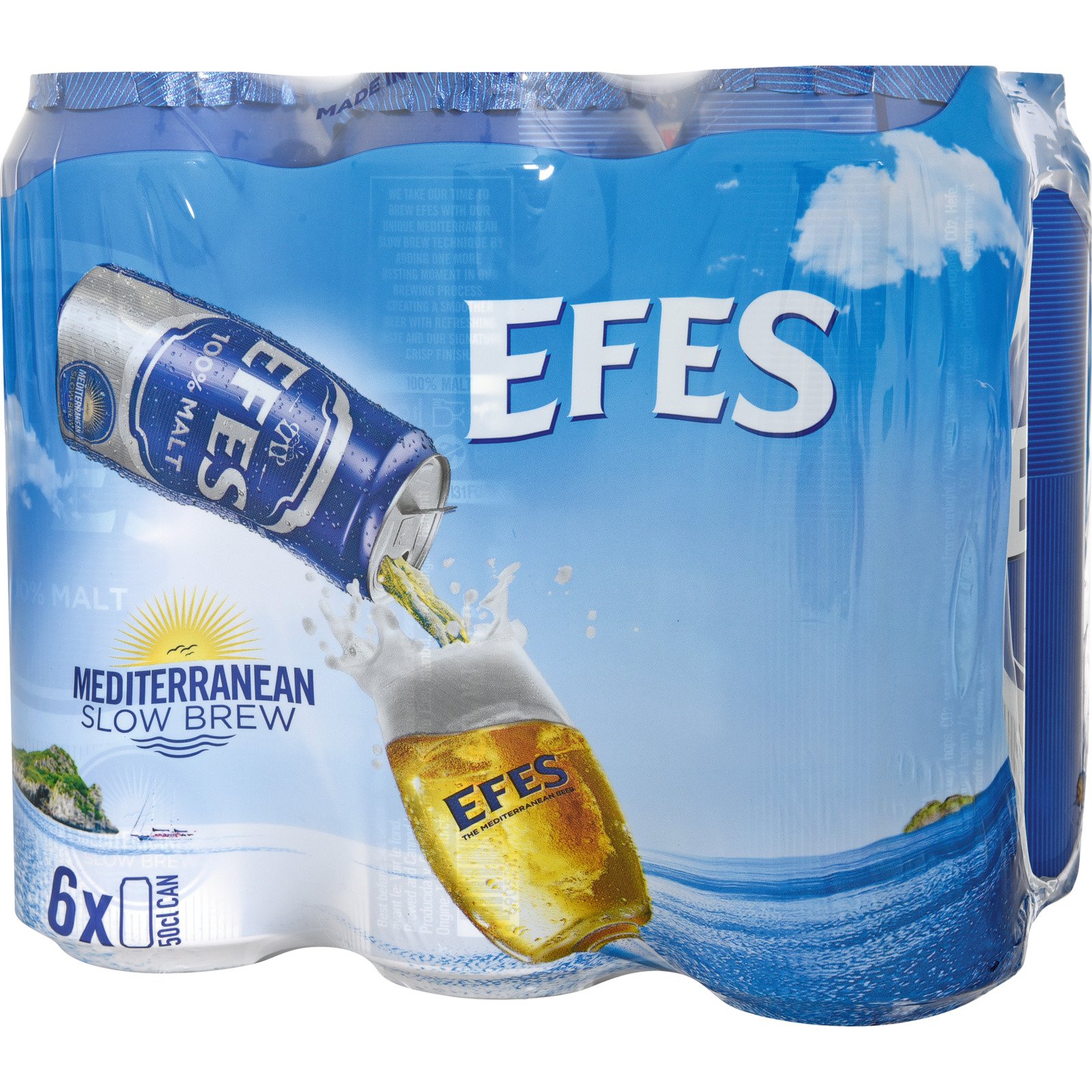 Efes Bier 6 x 50 cl Dosen