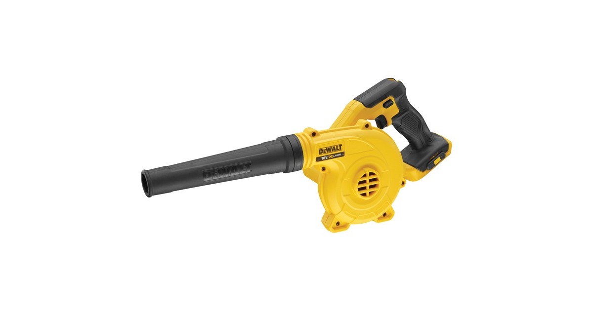 DEWALTAccu bladblazer DCV100  (Zwart/geel, Accu niet inbegrepen)
