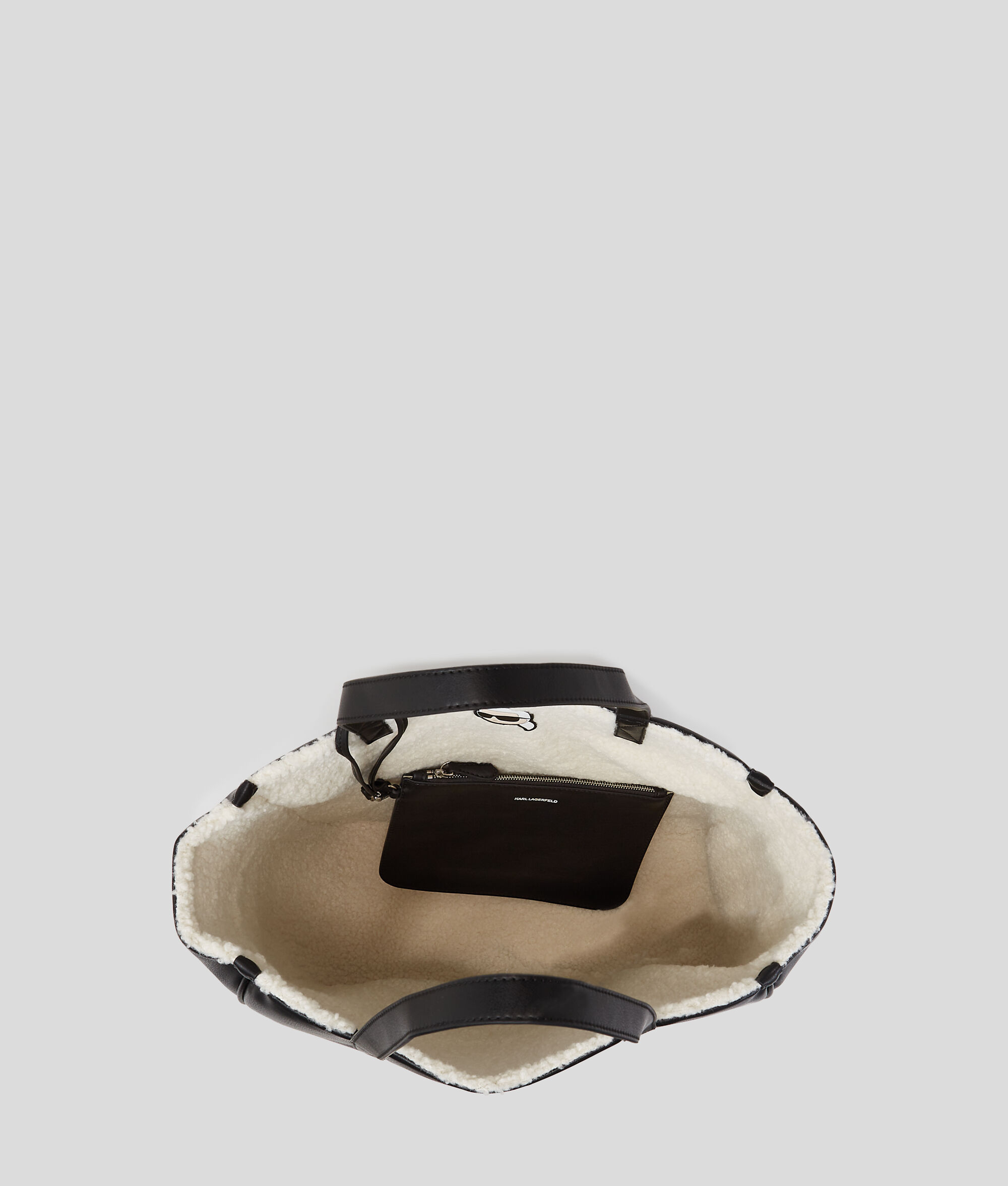 CABAS RÉVERSIBLE EN SHEARLING K/IKONIK