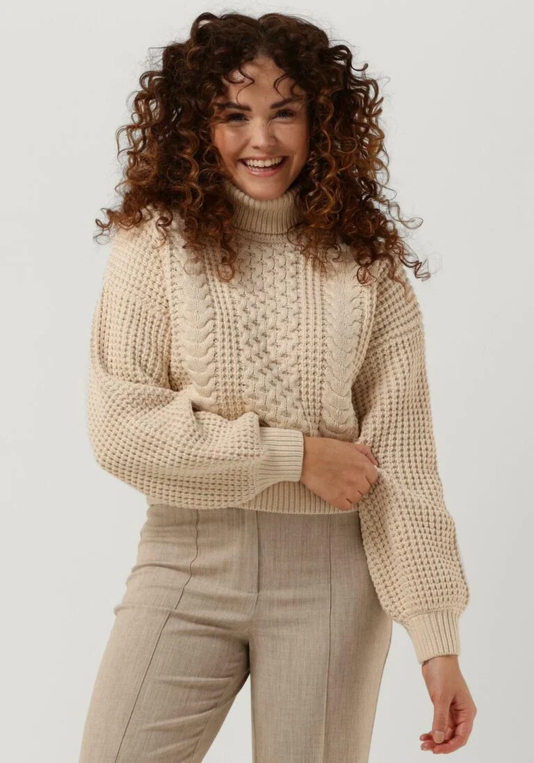 SELECTED FEMME zand selected femme coltrui birtha knit ls rollneck