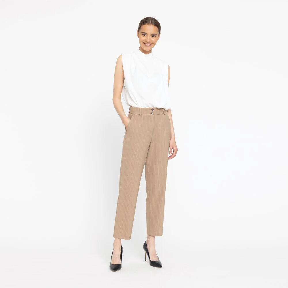 Five Units  Daphne habitbukser - Light Brown Pin