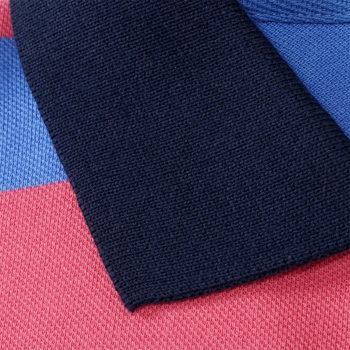 Yigga Jungen Poloshirt mit Streifen blau / rot
