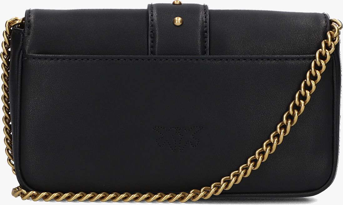 PINKO zwarte pinko schoudertas love one pocket