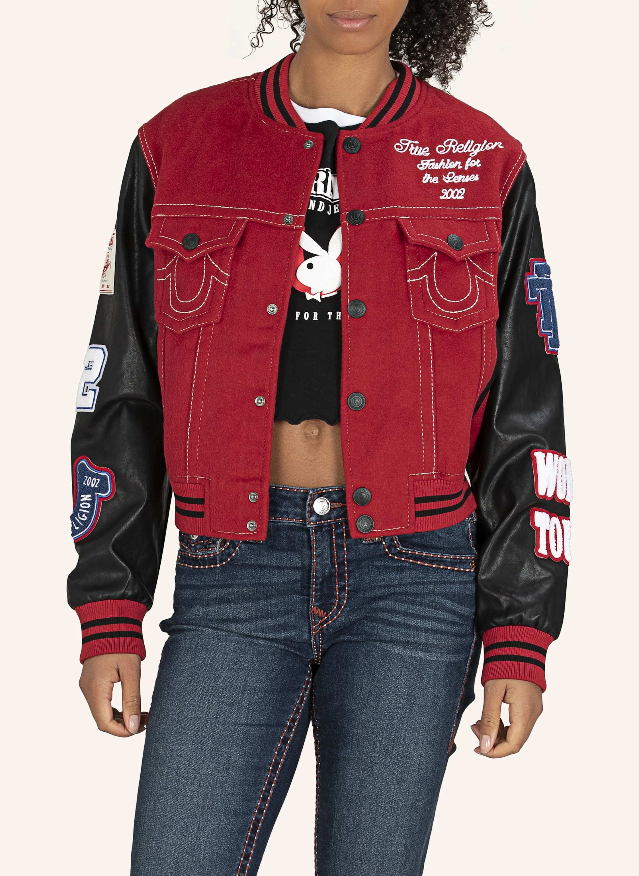 TRUE RELIGION Collgejacke ANNIVERSARY