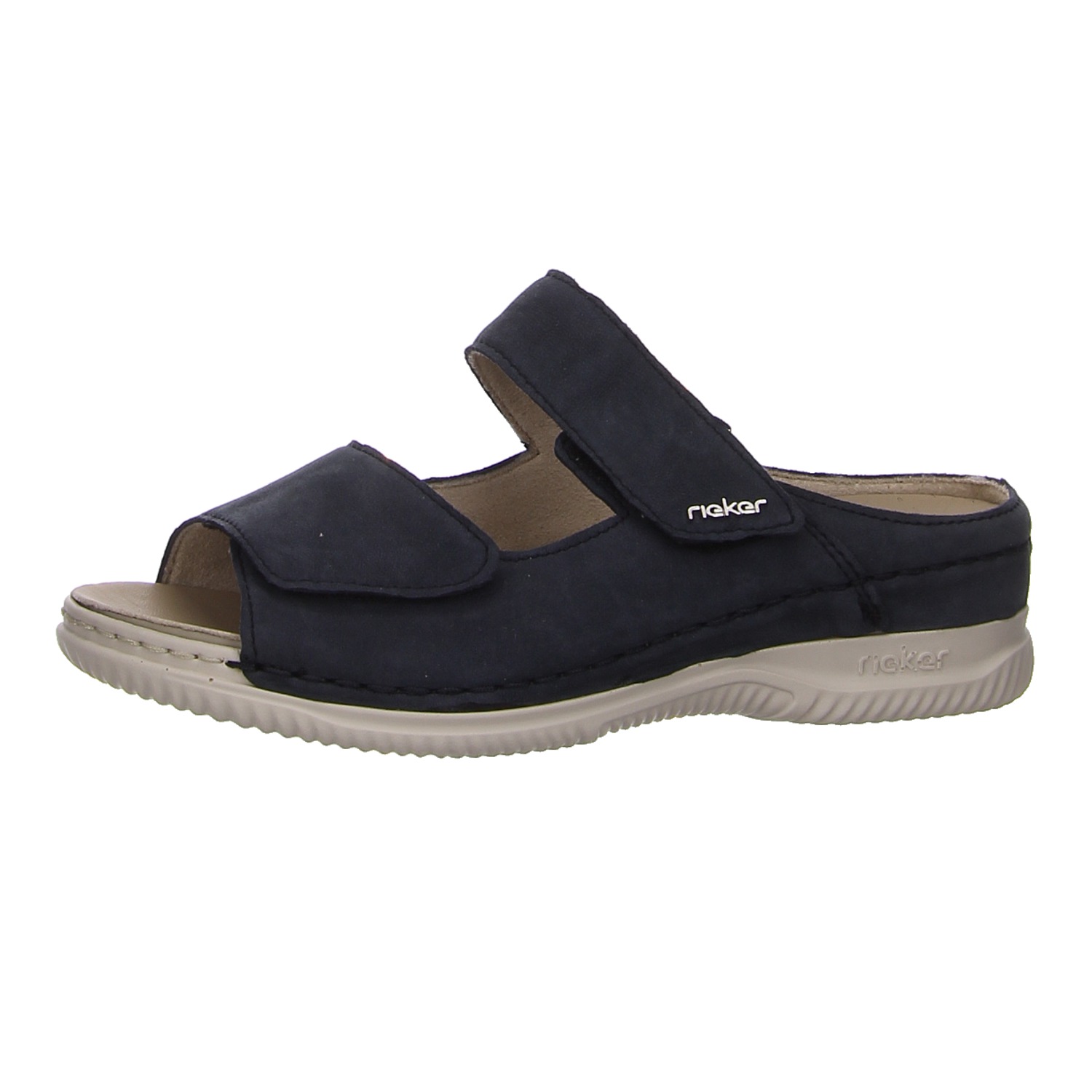 Rieker Pantolette blau blau