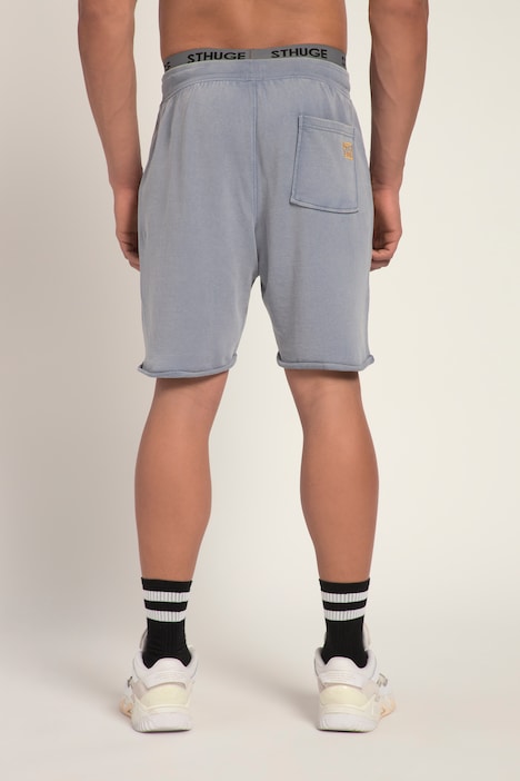 STHUGE Sweat-Bermuda, acid washed, Elastikbund, bis 8 XL